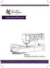 Load image into Gallery viewer, EVERSEWN HERO INSTRUCTION MANUAL BOOK IN ENGLISH SEWING MACHINE
