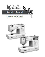 Load image into Gallery viewer, EVERSEWN SPARROW 20 AND 25 SERIES REPAIR MANUAL BOOK IN ENGLISH SEWING MACHINE