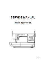 Load image into Gallery viewer, EVERSEWN SPARROW QE SERVICE MANUAL BOOK IN ENGLISH SEWING MACHINE