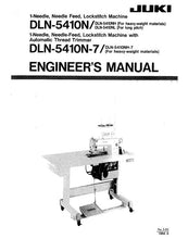 Load image into Gallery viewer, JUKI DLN-5410N DLN-5410N-7 ENGINEERS MANUAL BOOK IN ENGLISH SEWING MACHINE