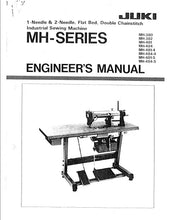 Load image into Gallery viewer, JUKI MH-SERIES ENGINEERS MANUAL BOOK IN ENGLISH SEWING MACHINE