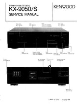 Load image into Gallery viewer, KENWOOD KX-9050 KX-9050S SERVICE MANUAL BOOK IN ENGLISH STEREO CASSETTE DECK