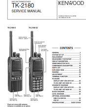 Load image into Gallery viewer, KENWOOD TK-2180 SERVICE MANUAL BOOK IN ENGLISH VHF FM TRANSCEIVER