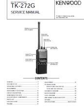 Load image into Gallery viewer, KENWOOD TK-272G SERVICE MANUAL BOOK IN ENGLISH VHF FM TRANSCEIVER
