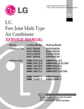 Load image into Gallery viewer, LG A2UC A2UH AMNC AMNH SERIES SERVICE MANUAL BOOK IN ENGLISH FREE JOINT MULTI TYPE AIR CONDITIONER