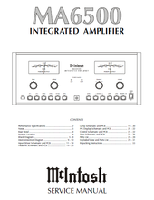 Load image into Gallery viewer, McINTOSH MA6500 SERVICE MANUAL BOOK IN ENGLISH INTEGRATED AMPLIFIER