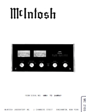 Load image into Gallery viewer, McINTOSH MC2105 SERVICE MANUAL BOOK IN ENGLISH SOLID STATE POWER AMPLIFIER