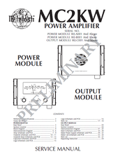 Load image into Gallery viewer, McINTOSH MC2KW SERVICE MANUAL BOOK IN ENGLISH POWER AMPLIFIER
