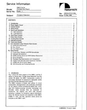 Load image into Gallery viewer, NAKAMICHI OMS-1 OMS-1A OMS-1E SERVICE INFORMATION BOOK IN ENGLISH CD PLAYER