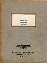 Load image into Gallery viewer, NATIONAL NC-33 NC-46 NC-57 NC-108 NC-173 NC-183 NC-200 NC-2-40 D HRA-5A1 HFS SERVICE AND TEST DATA BOOK IN ENGLISH RECEIVERS