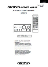 Load image into Gallery viewer, ONKYO A-905TX SERVICE MANUAL BOOK IN ENGLISH INTEGRATED STEREO AMPLIFIER