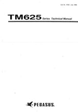 Load image into Gallery viewer, PEGASUS TM625 SERIES TECHNICAL MANUAL BOOK IN ENGLISH SEWING MACHINE