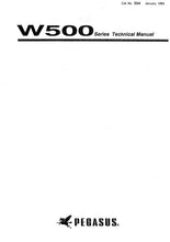 Load image into Gallery viewer, PEGASUS W500 SERIES TECHNICAL MANUAL BOOK IN ENGLISH SEWING MACHINE