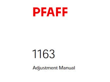 Load image into Gallery viewer, PFAFF 1163 SERVICE MANUAL 6001000 ON (08-04) BOOK 28 PAGES IN ENGLISH SEWING MACHINE