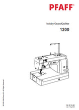 Load image into Gallery viewer, PFAFF 1200 REPAIR MANUAL BOOK IN ENGLISH HOBBY GRAND QUILTER SEWING MACHINE