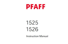 Load image into Gallery viewer, PFAFF 1525 1526 SERVICE MANUAL (06-01) BOOK 92 PAGES IN ENGLISH SEWING MACHINE