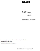 Load image into Gallery viewer, PFAFF 3568 12 / 22 SERVICE MANUAL BOOK IN ENGLISH SEWING MACHINE