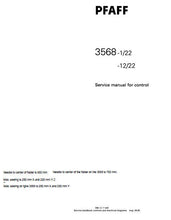 Load image into Gallery viewer, PFAFF 3568 2 / 11 SERVICE MANUAL BOOK IN ENGLISH SEWING MACHINE