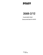 Load image into Gallery viewer, PFAFF 3568 2 / 12 SERVICE MANUAL BOOK IN ENGLISH SEWING MACHINE TOP SIDE BOBBIN CHANGE