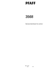 Load image into Gallery viewer, PFAFF 3568 2 / 12 SERVICE MANUAL BOOK IN ENGLISH SEWING MACHINE WITHOUT HEAD LIFT