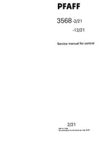 Load image into Gallery viewer, PFAFF 3568 12 / 21 SERVICE MANUAL BOOK IN ENGLISH SEWING MACHINE