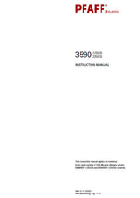 Load image into Gallery viewer, PFAFF 3590-1/3030 3590-2/5030 SERVICE MANUAL FROM SER NO 2 770 769 BOOK IN ENGLISH SEWING MACHINE