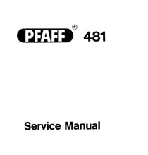 Load image into Gallery viewer, PFAFF 481 SERVICE MANUAL (10-72) BOOK IN ENGLISH SEWING MACHINE