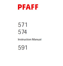 Load image into Gallery viewer, PFAFF 571 574 591 SERVICE MANUAL (01-04) BOOK IN ENGLISH SEWING MACHINE