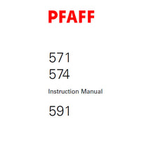 Load image into Gallery viewer, PFAFF 571 574 591 SERVICE MANUAL (05-02) BOOK IN ENGLISH SEWING MACHINE