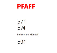 Load image into Gallery viewer, PFAFF 571 574 591 SERVICE MANUAL (09-01) BOOK IN ENGLISH SEWING MACHINE