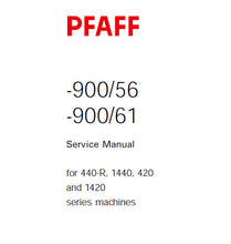 Load image into Gallery viewer, PFAFF 900-56 900-61 FOR 440-R 1440 420 1420 SERIES SERVICE MANUAL (06-95) BOOK IN ENGLISH SEWING MACHINE