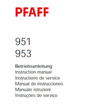 Load image into Gallery viewer, PFAFF 951 953 SERVICE MANUAL (05-96) BOOK IN ENGLISH SEWING MACHINE