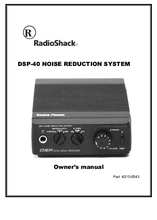 Load image into Gallery viewer, RADIOSHACK REALISTIC DSP-40 OWNER'S MANUAL BOOK IN ENGLISH NOISE REDUCTION SYSTEM