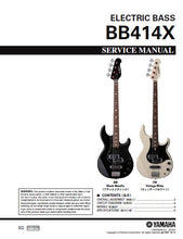 Load image into Gallery viewer, YAMAHA BB414X SERVICE MANUAL BOOK IN ENGLISH ELECTRIC BASS GUITAR