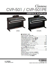 Load image into Gallery viewer, YAMAHA CVP-501 CVP-501PE SERVICE MANUAL BOOK IN ENGLISH CLAVINOVA