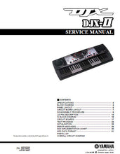 Load image into Gallery viewer, YAMAHA DJX-II SERVICE MANUAL BOOK IN ENGLISH KEYBOARD