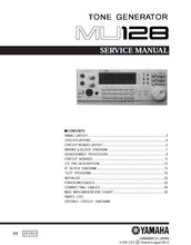 Load image into Gallery viewer, YAMAHA MU128 SERVICE MANUAL BOOK IN ENGLISH TONE GENERATOR