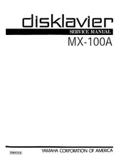 Load image into Gallery viewer, YAMAHA MX-100A SERVICE MANUAL BOOK IN ENGLISH DISKLAVIER PIANO