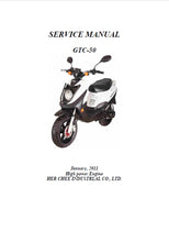 Load image into Gallery viewer, ADLY GTC-50 SERVICE MANUAL IN ENGLISH SCOOTER
