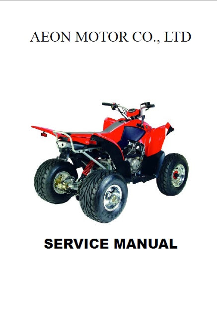 AEON COBRA 220 SERVICE MANUAL IN ENGLISH ALL TERRAIN VEHICLE