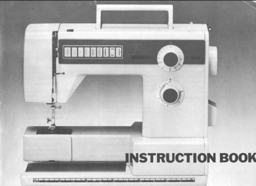 BERNETTE 320 330 INSTRUCTION BOOK ENGLISH SEWING MACHINE