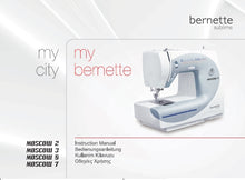 Load image into Gallery viewer, BERNETTE MOSCOW 2 3 5 7 INSTRUCTION MANUAL BEDIENUNGSANLEITUNG ENG DEUT SEWING MACHINE NAHMASCHINE
