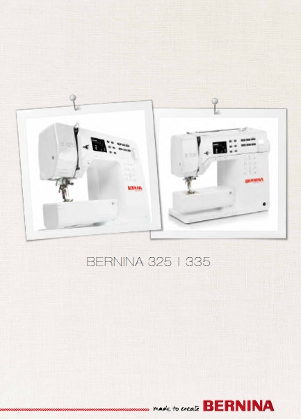 BERNINA 335 325 INSTRUCCIONES DE USO ESP MAQUINA DE COSER