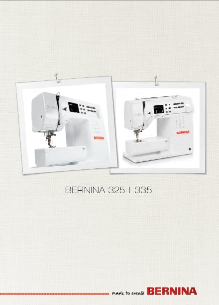 BERNINA 335 325 MANUAL DE UTILIZADOR PORT MAQUINA DE COSTURA