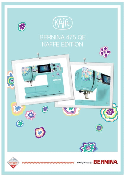 BERNINA 475 QE KAFFE EDITION INSTRUCCIONES DE USO ESP MAQUINA DE COSER