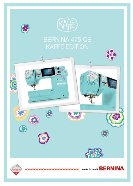 BERNINA 475 QE KAFFE EDITION MODE D'EMPLOI FRANCAIS MACHINE A COUDRE