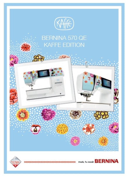 BERNINA 570 QE KAFFE EDITION ISTRUZIONI PER L'USO ITALIANO MACHINA DA CUCIRE