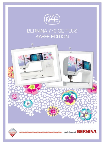 BERNINA 770 QE PLUS KAFFE EDITION INSTRUCCIONES DE USO ESP MAQUINA DE COSER