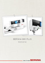 Load image into Gallery viewer, BERNINA 880 PLUS ISTRUZIONI PER L&#39;USO ITALIANO MACHINA DA CUCIRE
