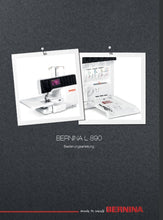 Load image into Gallery viewer, BERNINA L 890 BEDIENUNGSANLEITUNG DEUT NAHMASCHINE
